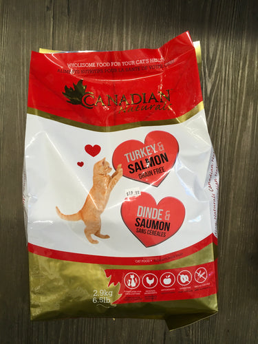 Canadian Naturals Turkey/Salmon Cat 6.5lb