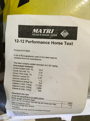 Matrix (Cool Fusion) Speedway Performance Horse Text