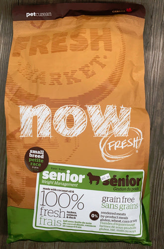 Now Turkey, Salmon & Duck Senior Small Breed Senior Dog 12lb