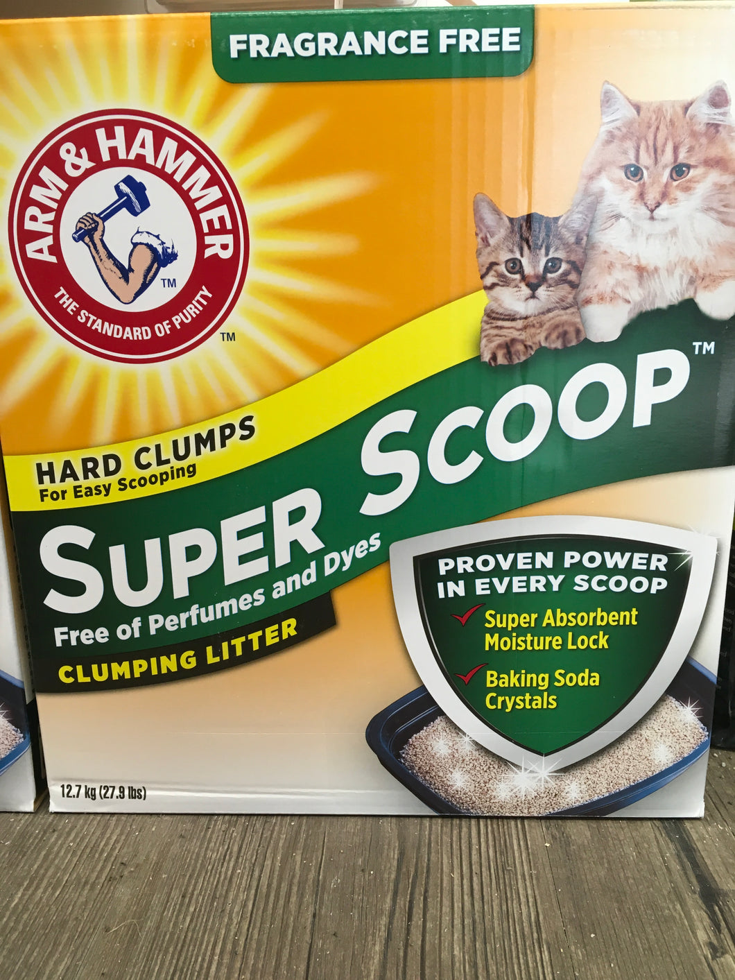 Arm+Hammer Super Scoop Litter Unscented 12.7kg