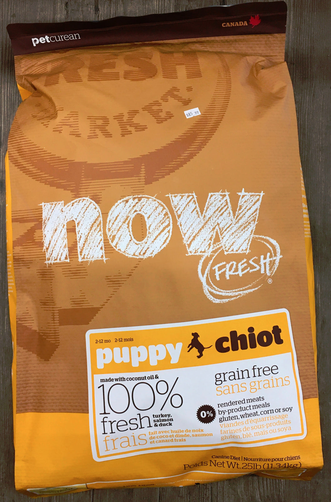 Now Turkey, Salmon & Duck  Puppy 25lb