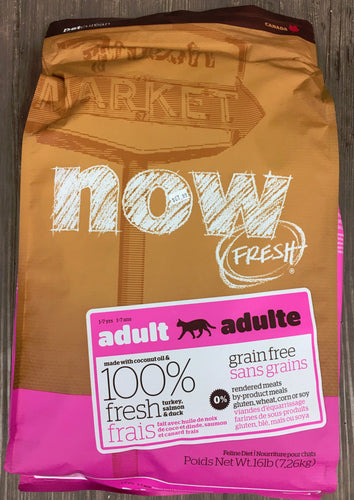 Now Turkey, Salmon & Duck Adult Cat 16lb