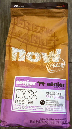 Now Turkey, Salmon & Duck Senior Cat 8lb