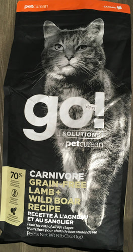 Go! Carnivore Lamb & Wild Boar 8lb Cat