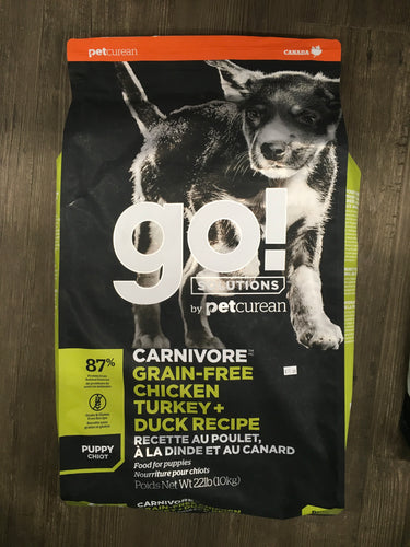 Go! Carnivore Chicken, Turkey, Duck Puppy 22lb