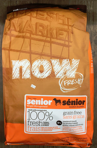 Now Turkey, Salmon & Duck Senior Dog 22lb