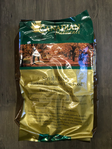 Canadian Naturals Turkey & Salmon Small Bites 30lb
