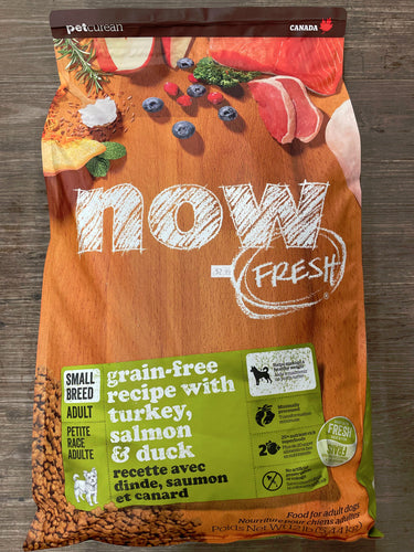 Now Turkey, Salmon & Duck Small Breed Adult Dog 12lb