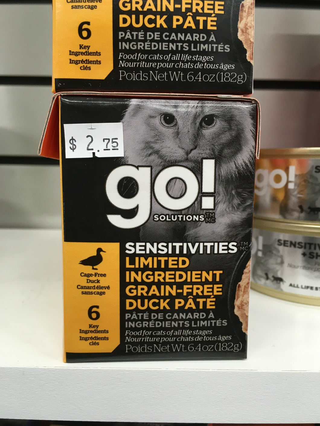 Go! Duck Pate Tetra Cat 6.4oz