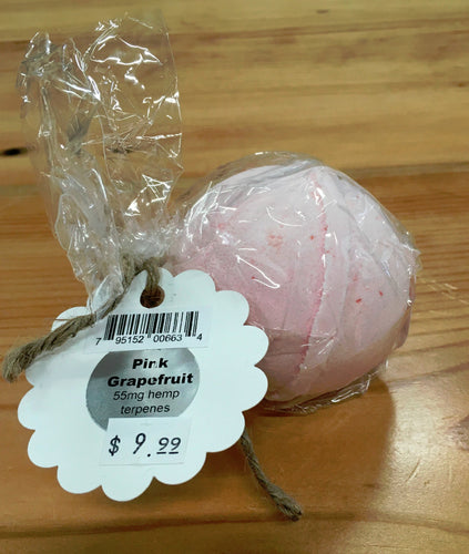 Hemp Heal Bath Bomb - Pink Grapefruit