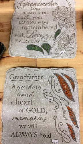 Family Stepping Stones/Wall Plaque Assorted