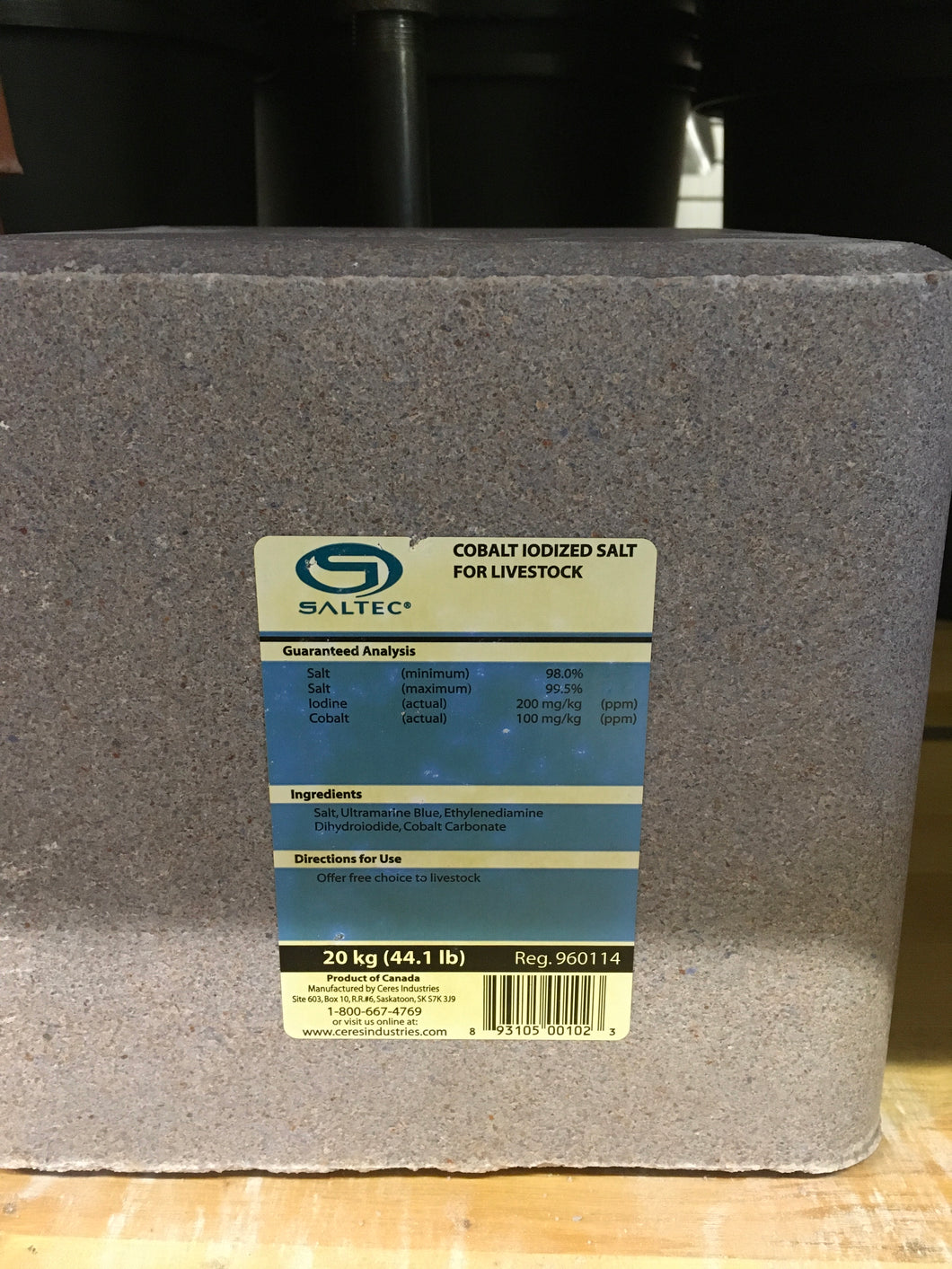 Saltec Cobalt Salt Lick Block 20kg