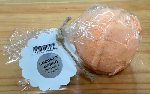 Hemp Heal Bath Bomb - Coconut/Mango