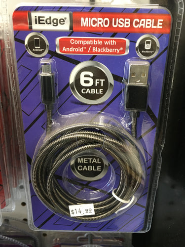 6' Steel Andriod Cable