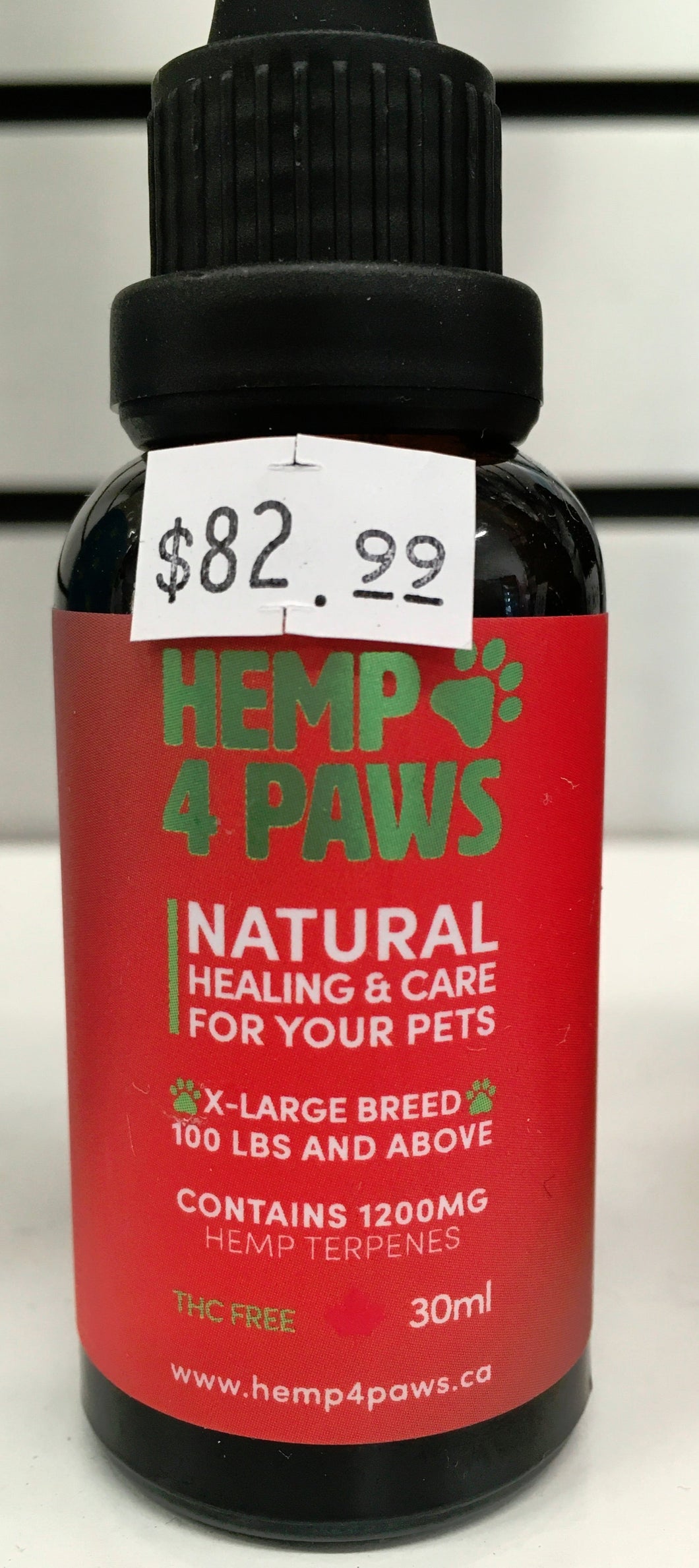 Hemp 4 Paws Oil XLarge Breed 30ml