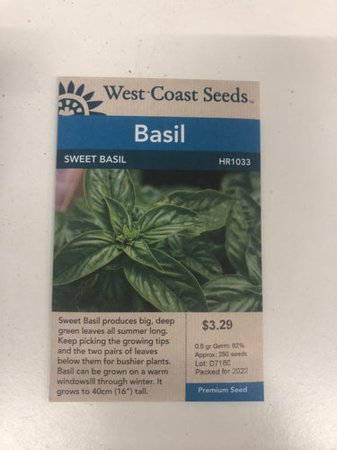 Basil - Sweet Basil