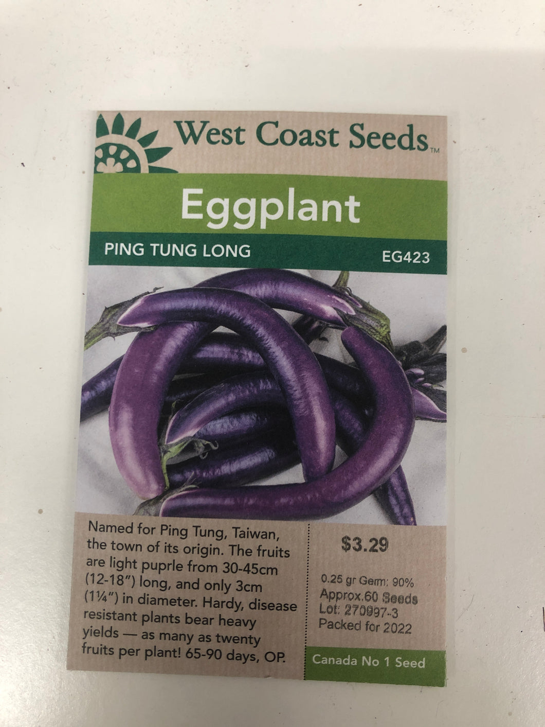 Eggplant - Ping Tung Long