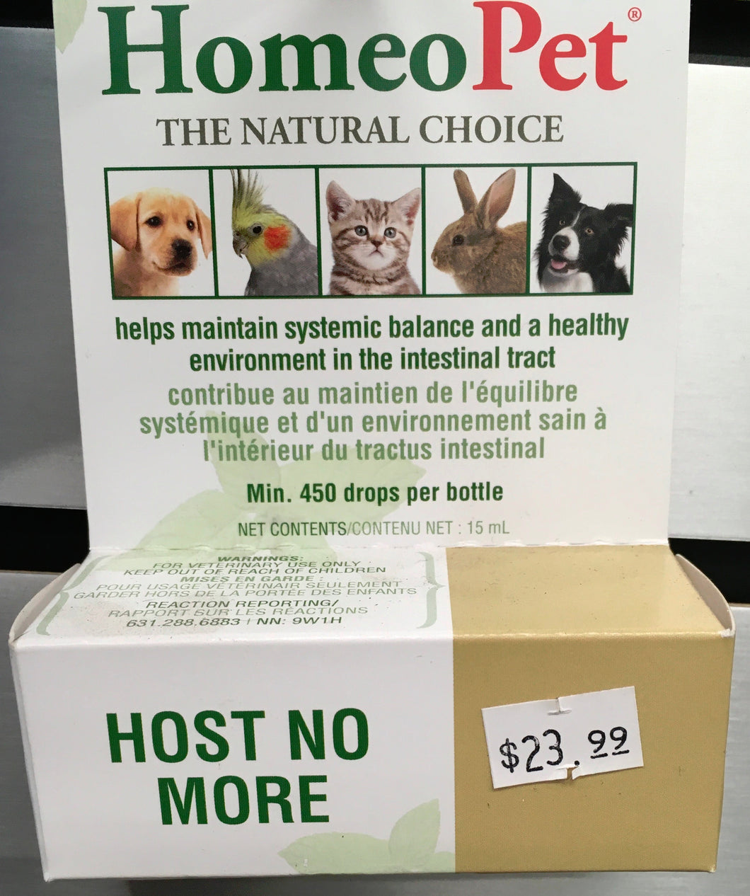Homeo Pet Host No More