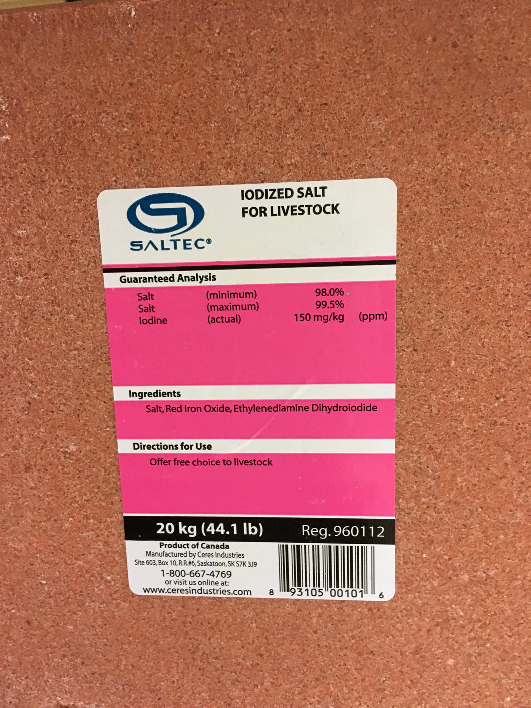 Saltec Iodized Salt Lick L/G