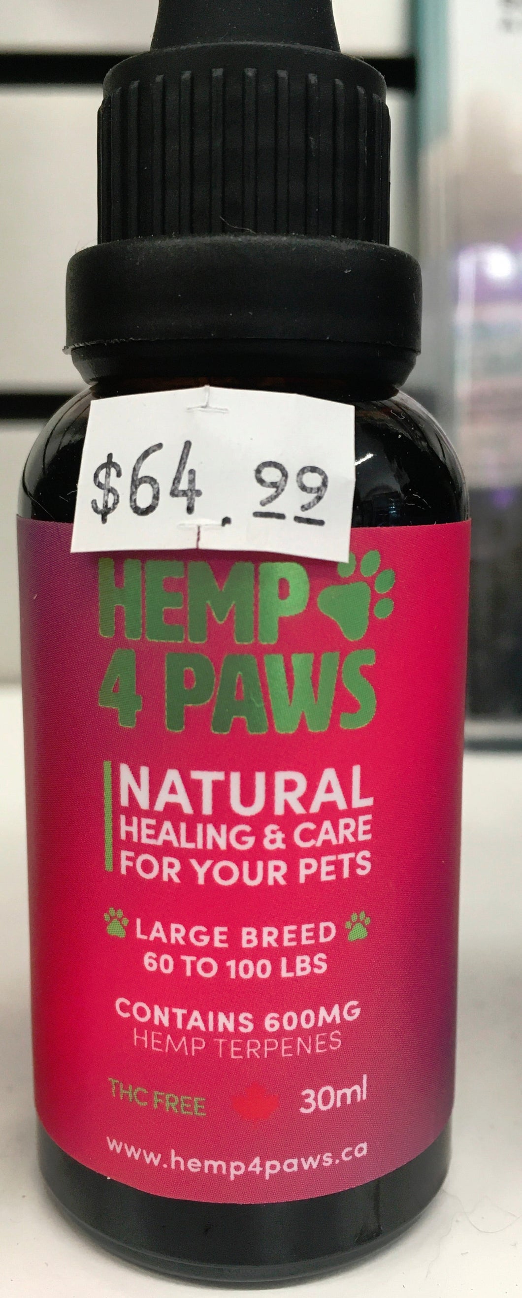 Hemp 4 paws Oil Large Breed 30ml