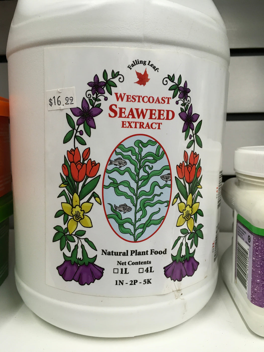 Falling Leaf Liquid Seaweed Fertilizer 4L