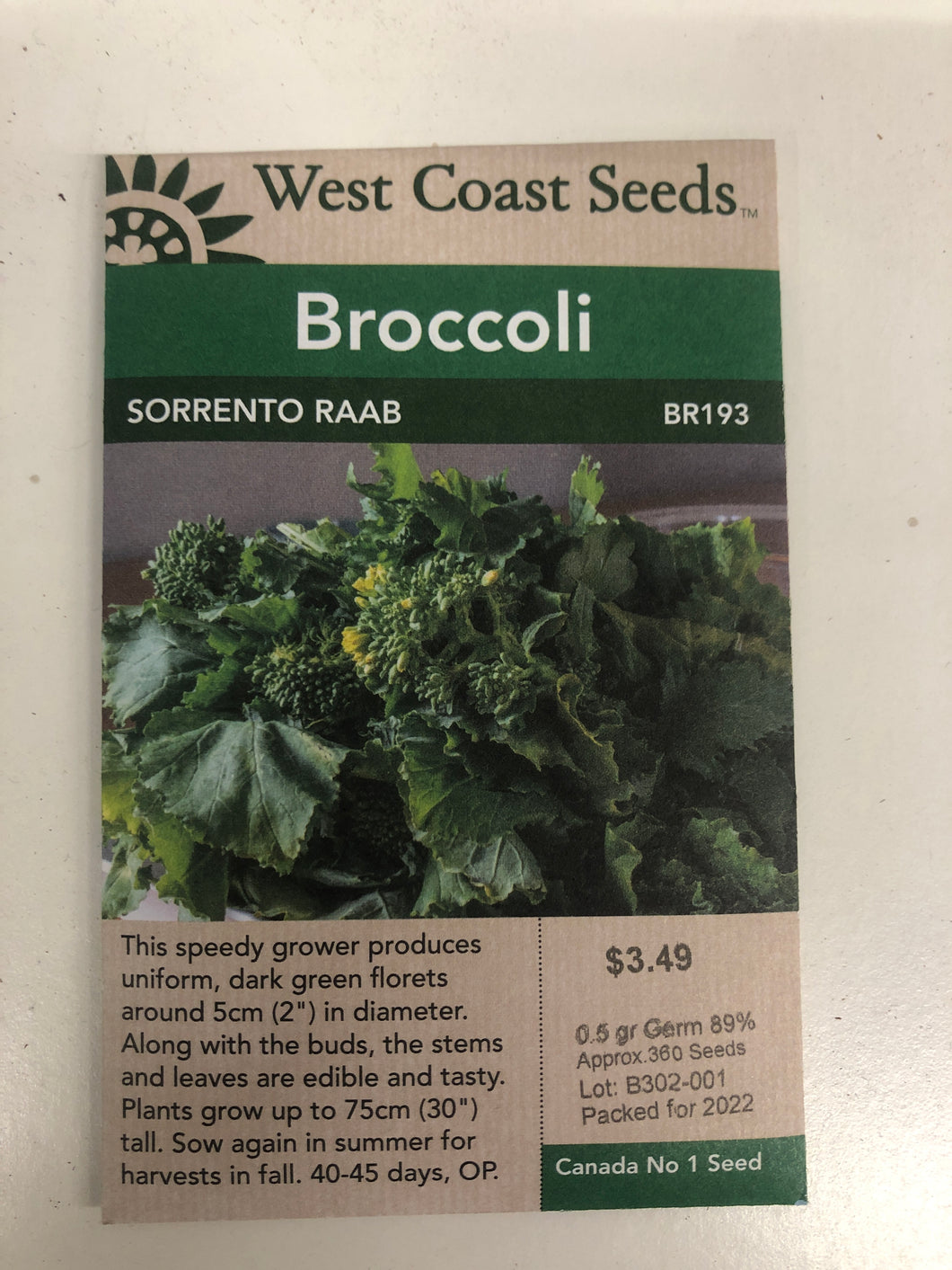 Broccoli - Sorrento Raab