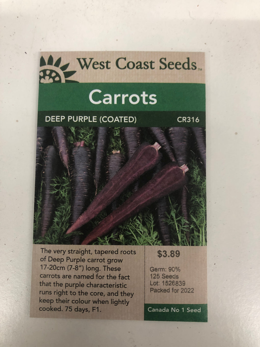 Carrots - Deep Purple(Coated)