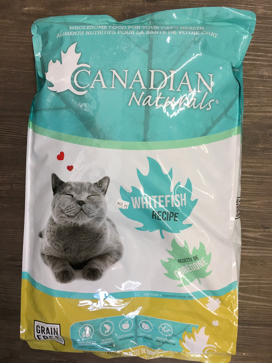 Canadian Naturals Whitefish Cat 15lb