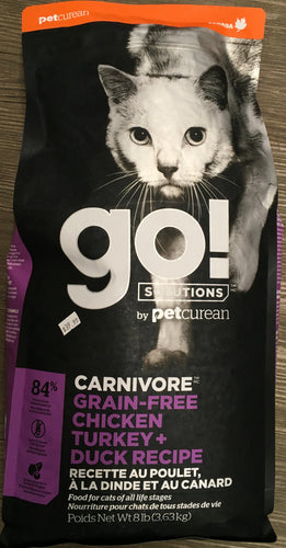 Go! Carnivore Chicken, Turkey, Duck Cat 8lb
