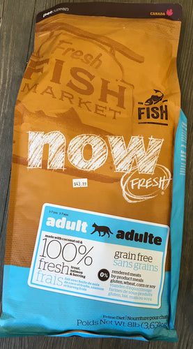 Now Trout, Salmon & Herring Adult Cat 8lb